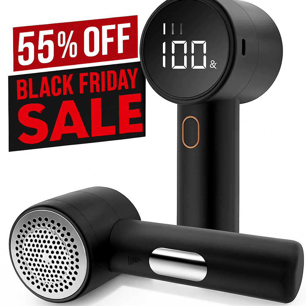 Portable Electric Fabric Lint Remover 55% off